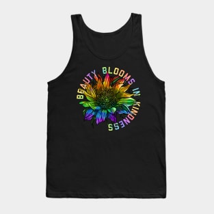 Beauty Blooms In Kindness Tank Top